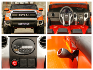 Masinuta electrica copii Toyota Tundra portocalie [8]