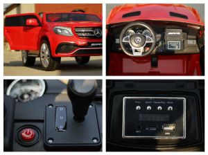 Masinuta electrica pentru copii Mercedes GLS 63, rosu [8]