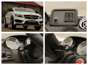 Masinuta electrica Mercedes CLA45 STANDARD 2x 25W 12V #ALB [7]