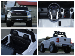 Masinuta electrica pentru copii Toyota Tundra, alba [7]