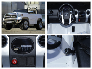Masinuta electrica pentru copii Toyota Tundra, alba [8]