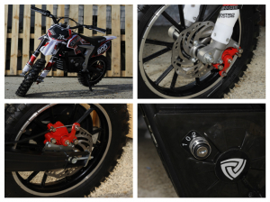 Mini Motocicleta Eco Ghepard 500W 24V #Rosu [8]