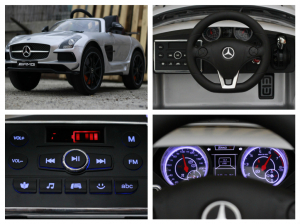 Masinuta electrica Mercedes SLS AMG copii 2-7 ani [7]