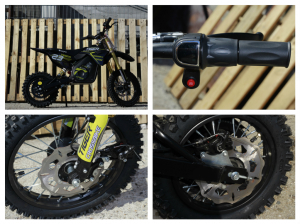 Motocicleta electrica Eco Tiger 1000W 36V 12/10 #Albastru [7]