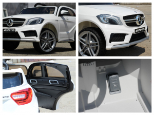 Masinuta electrica copii premium Mercedes AMG alba [8]