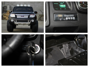 Masinuta electrica copii Ford Ranger F150, negru [7]
