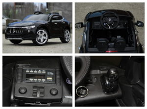 Masinuta electrica copii Maserati Levante negru [8]