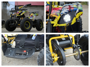 ATV electric pentru copii NITRO Torino Quad 1000W 48V culoare Galben [8]