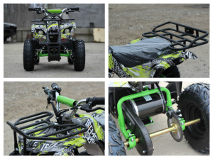 ATV electric pentru copii NITRO Torino Quad 1000W 48V culoare Verde [7]
