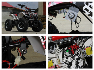 ATV electric pentru copii NITRO Torino Quad 1000W 48V culoare Alb [5]