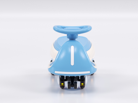 Placa electrica multifuctionala 2 in 1, pentru copii intre 3 si 7 ani, Kinderauto Wiggle CAR 360 12V 90W, culoare albastra [6]