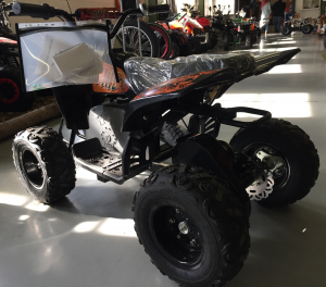 Mini ATV electric Pentru copii NITRO Eco Trio Quad 350W 24V #Portocaliu [3]