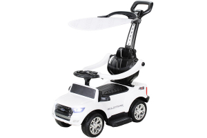 Masinute electrice - Carut pentru plimbat copii 2 in 1 Ford Ranger STANDARD #Alb