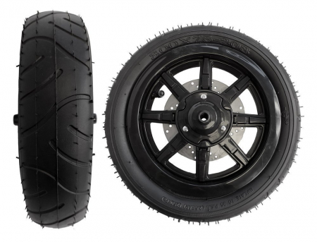Piese & accesorii - Roata din cauciuc gonflabil 13 x 4.25 -9 pentru masinuta BJ021A, Perfecta, A021