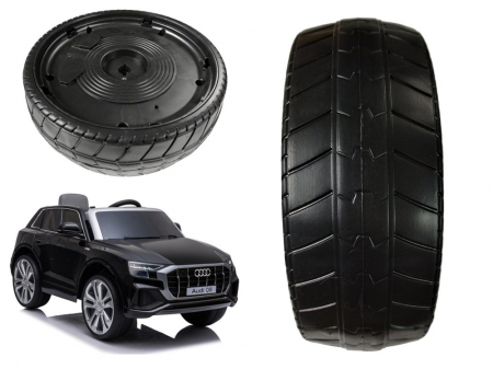 Piese & accesorii - Roata din cauciuc eva pentru masinuta Audi Q8