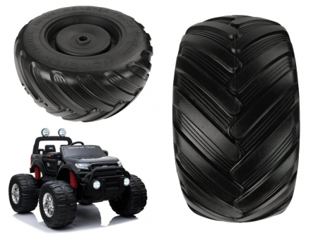 Piese & accesorii - Roata din cauciuc EVA pentru masinuta electrica Ford Monster