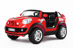 Masinute electrice - Masinuta electrica pentru copii Mini Comberman rosu 2 locuri