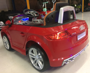 Masinuta electrica premium Audi TTS pentru copii, rosie [2]