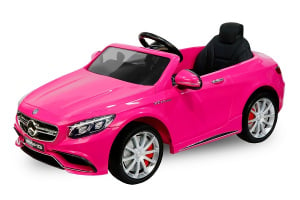 Masinuta electrica pentru fetite Mercedes S63, roz [0]