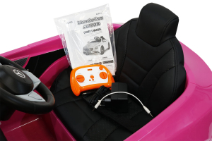 Masinuta electrica pentru fetite Mercedes S63, roz [7]