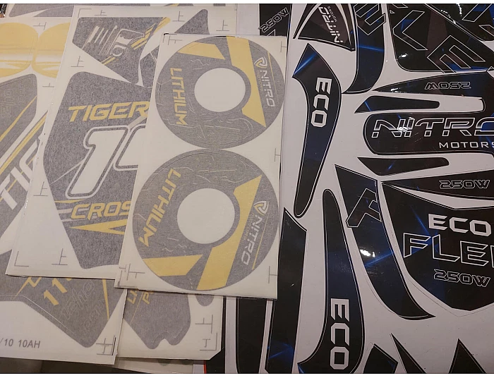 Piese & accesorii - Autocolante pentru Mini Dirt Bikes electrice 