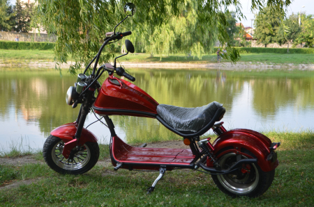 Scuter electric pentru adulti Solley SMD-U1 #RED Wine, 2000W putere, baterie 60V 20Ah, inmatriculabil [1]