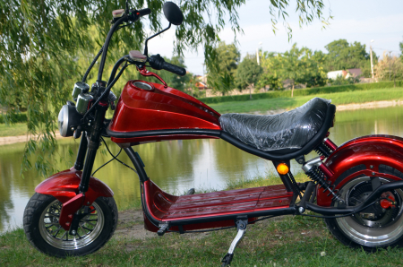 Scuter electric pentru adulti Solley SMD-U1 #RED Wine, 2000W putere, baterie 60V 20Ah, inmatriculabil [2]