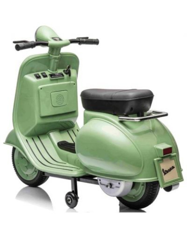 Scuter electric Piaggio VESPA 150 VL1T 110W 12V 7Ah, roti moi, scaun tapitat, culoare verde [1]