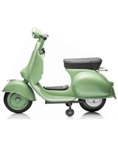 Scuter electric Piaggio VESPA 150 VL1T 110W 12V 7Ah, roti moi, scaun tapitat, culoare verde [5]
