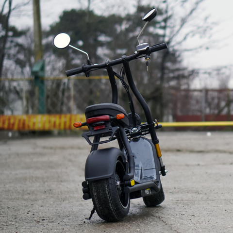 Scuter electric pentru adulti Solley Mini F1, 1000W putere, baterie Li-Ion 48V 13Ah, culoare neagra [5]