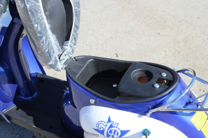 Scuter electric pentru copii NITRO ECO Retro 350W 24V 6.5 inch #Albastru [9]