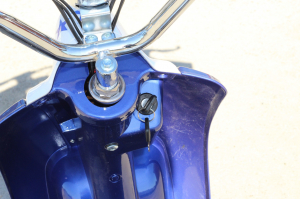 Scuter electric pentru copii NITRO ECO Retro 350W 24V 6.5 inch #Albastru [7]