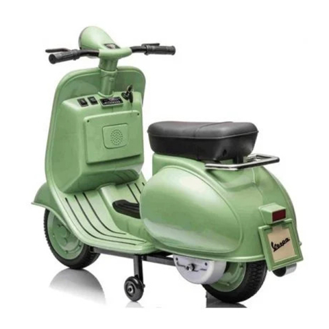Scuter electric Piaggio VESPA 150 VL1T 110W 12V 7Ah, roti moi, scaun tapitat, culoare verde [2]
