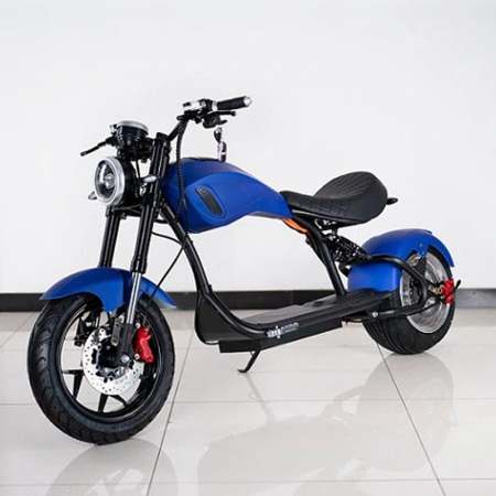 Vehicule electrice adulti - Scuter electric Solley SMD-U1 PRO 2Kw 60V 20Ah 45km/h, inmatriculabil, culoare Albastra