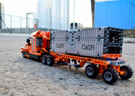 Set constructie pentru copii din 634 piese, 10 in 1 CADA, Camion de jucarie sau alte 9 utilaje [4]