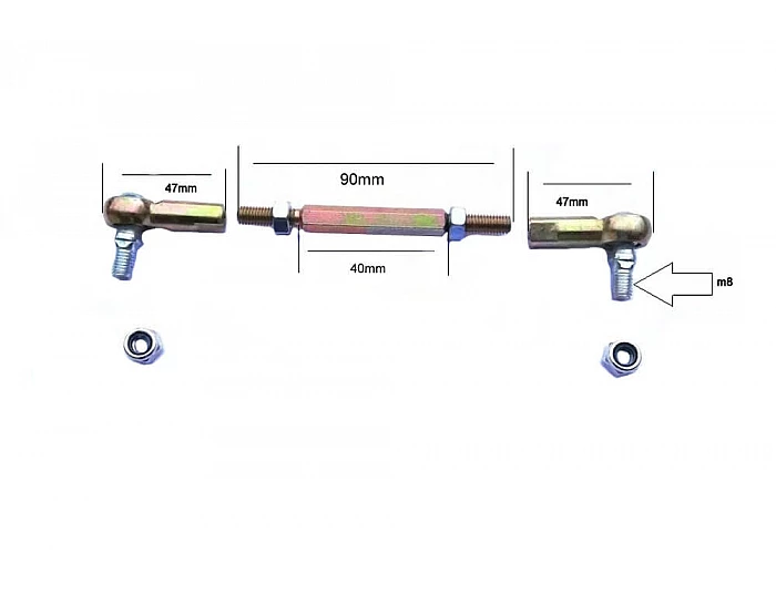 Tija directie pentru 49cc, Electric Mini Quad [1]