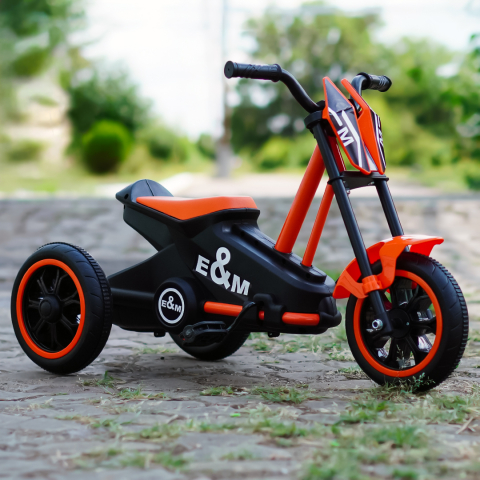 Tricicleta cu pedale, pentru copii 2-4 ani, Kinderauto G301, culoare portocalie [7]