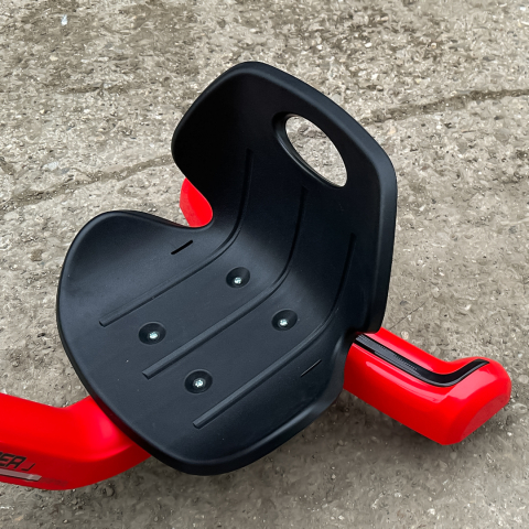 Tricicleta electrica pentru copii intre 4 si 7 ani, Kinderauto Slider 360 12V, culoare rosie [10]