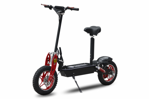 Trotinete & Biciclete Electrice - Trotineta electrica cu scaun, Twister Crosser X1 1000W 48V 10 Inch, culoare neagra