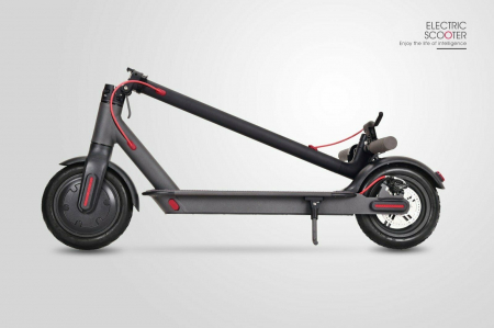 Trotineta electrica pliabila Solley X1 250W 36V 7.8Ah, roata 10inch, Aplicatie, culoare Negru [10]