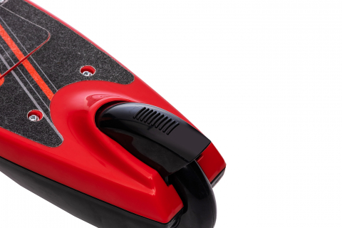 Trotineta electrica pentru copii Kinderauto BJKL168, 45W, 12V 7Ah, lumini ambientale, roti moi, rosie [24]