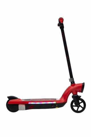 Trotineta electrica pentru copii Kinderauto BJKL168, 45W, 12V 7Ah, lumini ambientale, roti moi, rosie [17]