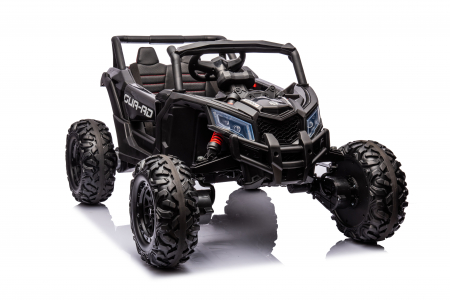 Masinute electrice - UTV electric 4x4, Kinderauto BJJH105 120W 12V 14Ah Premium, culoare neagra