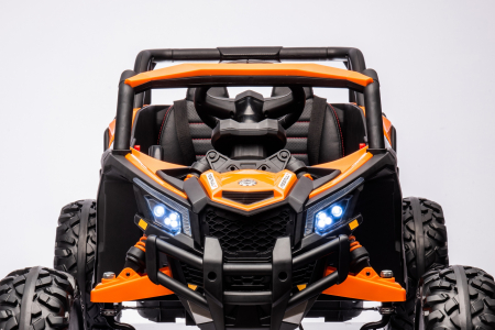 UTV electric 4x4, Kinderauto BJJH105 120W 12V 14Ah Premium, culoare portocaliu [14]