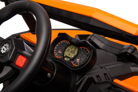 UTV electric 4x4, Kinderauto BJJH105 120W 12V 14Ah Premium, culoare portocaliu [18]