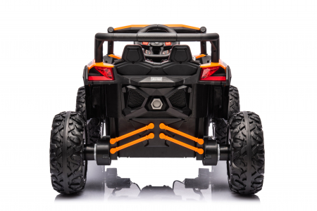 UTV electric 4x4, Kinderauto BJJH105 120W 12V 14Ah Premium, culoare portocaliu [5]