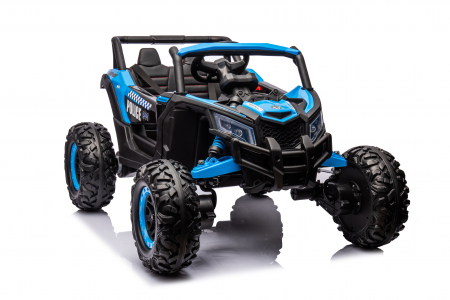 Masinute electrice - UTV electric 4x4, Kinderauto BJJH105 120W 12V 14Ah Premium, culoare Albastru
