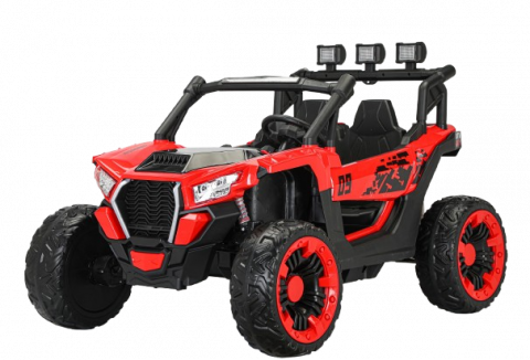 Masinute electrice - UTV electric 4x4, pentru 2 copii, Kinderauto RZR2000 180W 12V PREMIUM, rosu