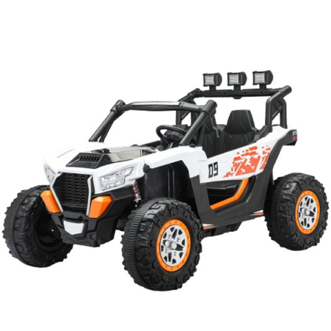 ATV & UTV Electrice - UTV electric 4x4, pentru 2 copii, Kinderauto RZR2000, 180W, 12V, echipare PREMIUM, alb