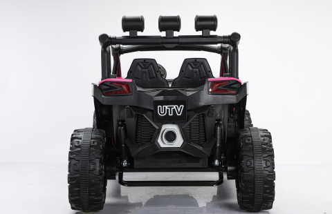 UTV electric 4x4, pentru 2 copii, Kinderauto RZR2000 180W 12V PREMIUM, roz [20]